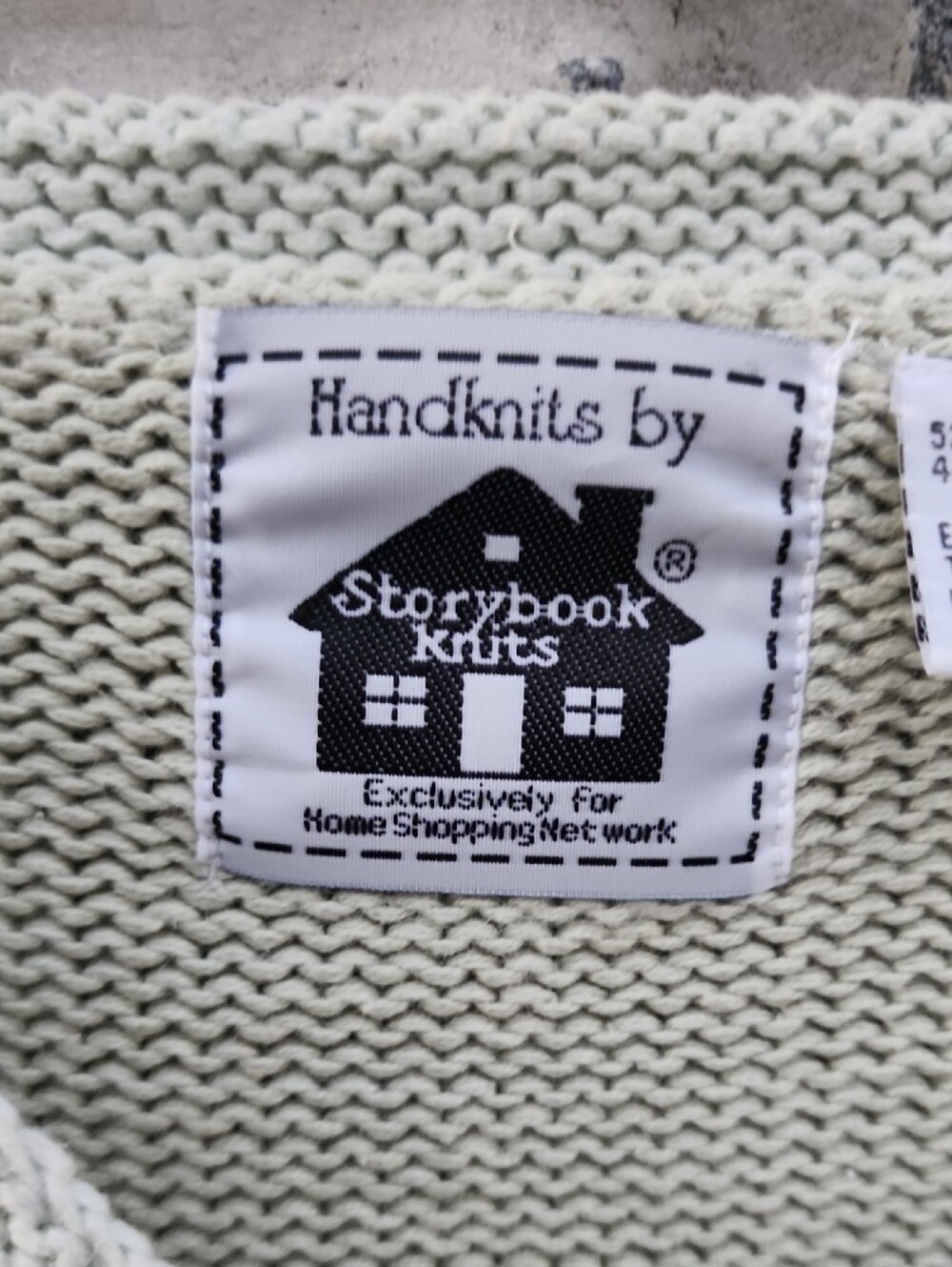 Storybook Knits V-Neck Cardigan Garden Cats Motif size 1X - Picture 2 of 16
